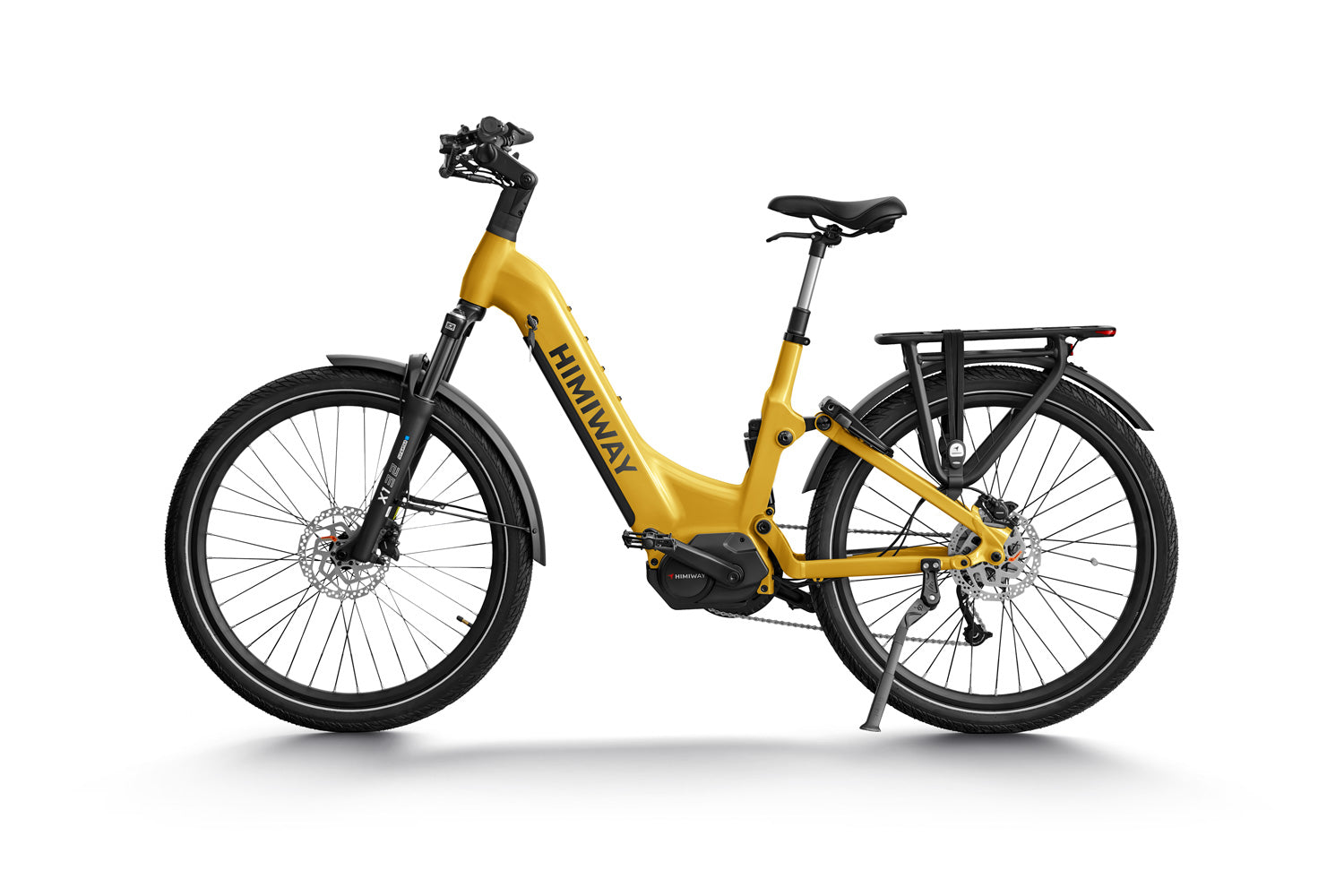 Trekking-E-Bike A7 Pro gelb